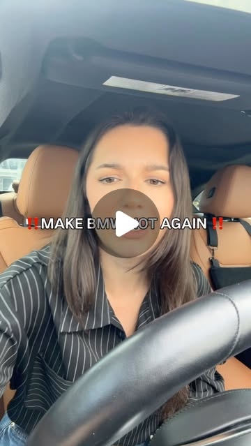 Cover: Katie in her car, text reads Make BMW hot again
